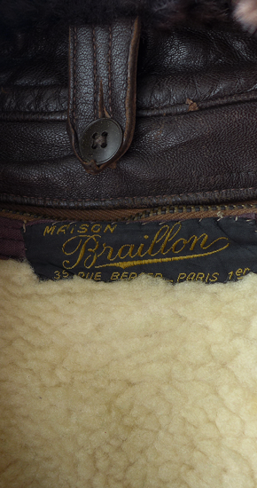 1940~50s Vintage French Leather Car Coat ヴィンテージ 1940~50s Vintage French Leather Car Coat ヴィンテージ