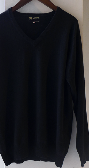 1960s Vintage Cashmere Sweater Black ヴィンテージカシミアセーター 