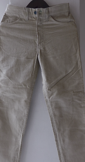1960～70s Vintage LEVI'S 518 Slim Corduroy Pant BigE Dead Stock 