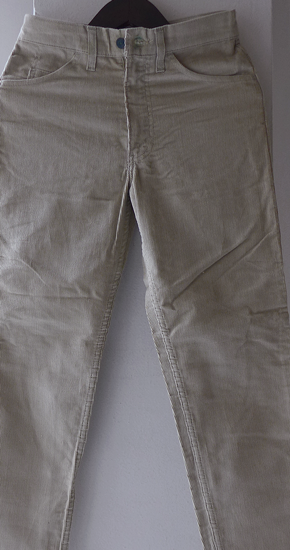 1960～70s Vintage LEVI'S 518 Slim Corduroy Pant BigE Dead Stock