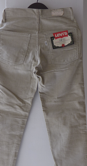 ～s Vintage LEVI'S  Slim Corduroy Pant BigE Dead Stock