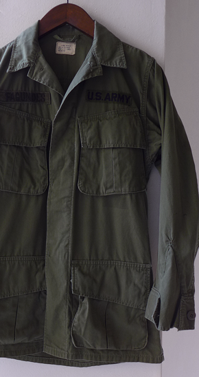 1960s Vintage U.S.Army Jungle Fatigue Jacket 2nd～3rd (XS-R 