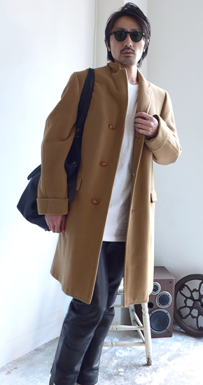 1960s Vintage Cashmere Chester Field Coat ヴィンテージカシミア