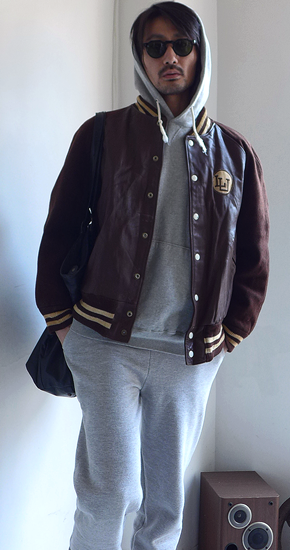 1950～60s Vintage BUTWIN Leather Wool Stadium Jacket ヴィンテージ