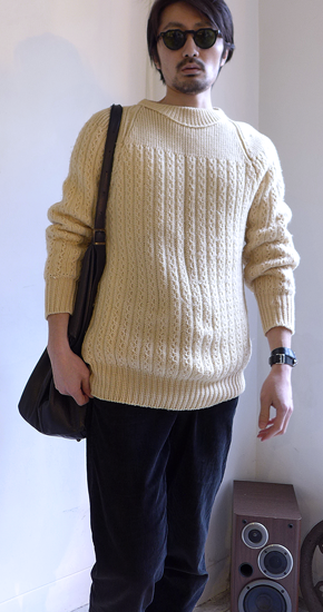 1950～60s Vintage Fisherman Knit ヴィンテージフィッシャーマン