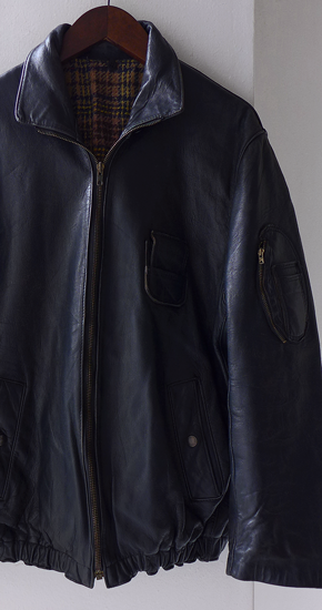 1970～80s Vintage French Military Leather Pilot Jacket ヴィンテージフレンチパイロットジャケット  - ANNE-TRE