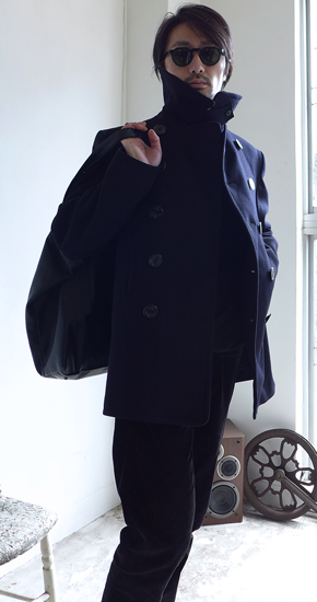 80s ヴィンテージ  US NAVY OVER COAT アメリカ軍 pコート