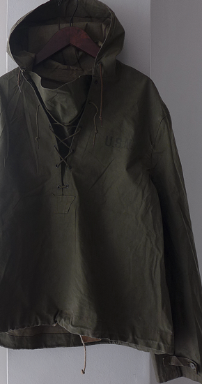 1940s Vintage U.S.NAVY Rubberized Deck Parka SMALL 1940s Vintage U.S.NAVY Rubberized Deck Parka SMALL