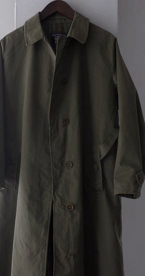 1980s Vintage Burberrys Stain Collar Coat (Balmacaan Coat) 英国製 