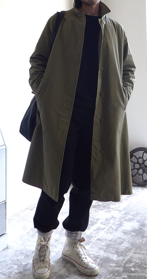 1980s Vintage Burberrys Stain Collar Coat (Balmacaan Coat) 英国製 
