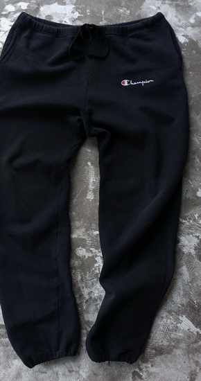 1990s Vintage Champion Sweat Pant Black ヴィンテージチャンピオン ...
