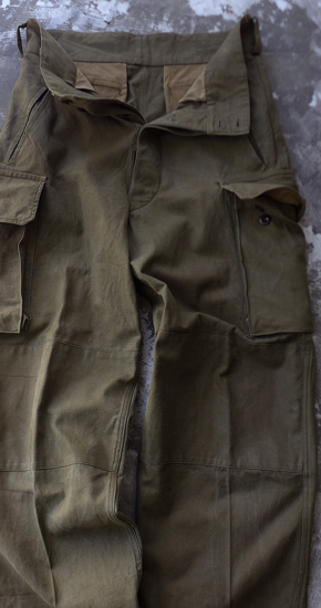 1940～50s Vintage French Army M-47 Trousers ヴィンテージフレンチアーミーM47パンツ前期 - ANNE-TRE