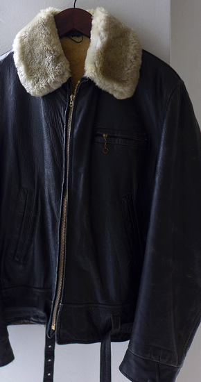 1950s Vintage Leather Boa Jacket ヴィンテージレザーボアジャケット ...