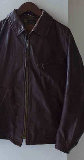 1960s Vintage Leather Jacket ヴィンテージレザージャケット - ANNE-TRE