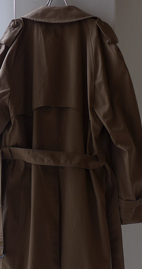 1970s Vintage Christian Dior Trench Coat Dead Stock