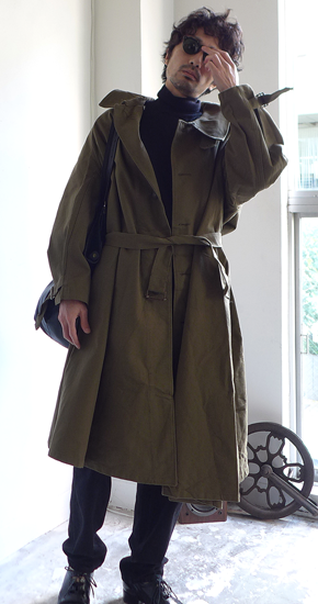 1940s Vintage French Military Motorcycle Coat Dead Stock ...