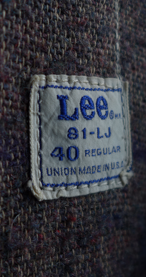 1960~70s Vintage Lee 81-LJ Denim Jacket ヴィンテージLee 81 1960~70s Vintage Lee 81-LJ Denim Jacket ヴィンテージLee 81