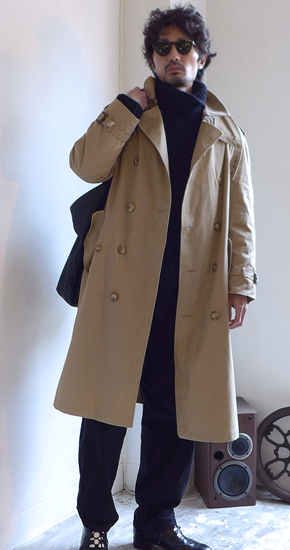 1970s Vintage Trench Coat Dead Stock ヴィンテージトレンチコート ...