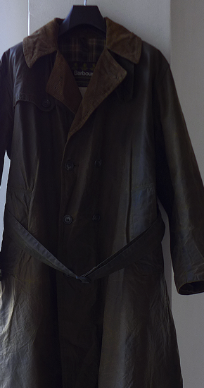 1980s Vintage Barbour Trench Coat Olive ヴィンテージバブアー