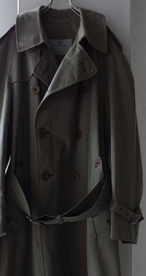 1980s Vintage Aquascutum Trench Coat ENGLAND 英国製アクア