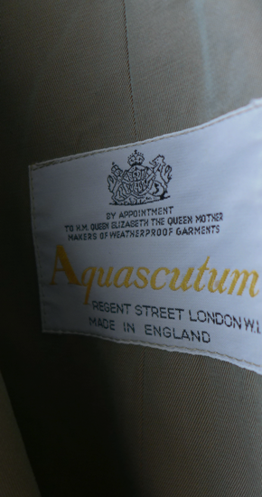 1980s Vintage Aquascutum Trench Coat ENGLAND 英国製アクア