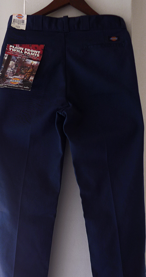 1990s Vintage Dickies 874 T/C Chino Pant Navy Dead Stock USA製 