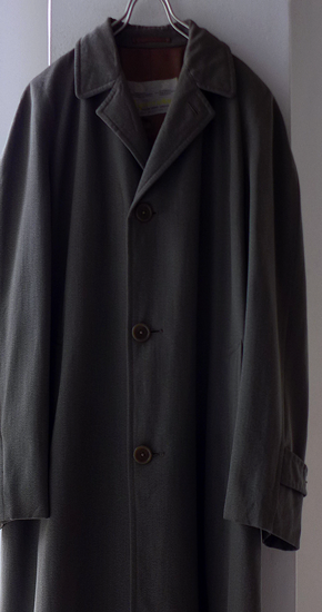 1960～70s Vintage Aquascutum Wool Gabardine Balmacaan Coat 