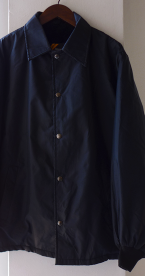 1970s Vintage Sears Nylon Coach Jacket Black ヴィンテージナイロン ...