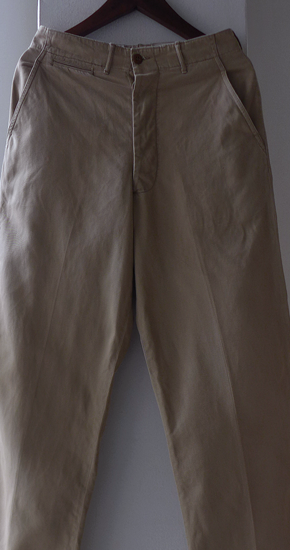 1940～50s Vintage U.S.ARMY M45 Khaki Chino Trousers ヴィンテージ45カーキチノトラウザーズ -  ANNE-TRE