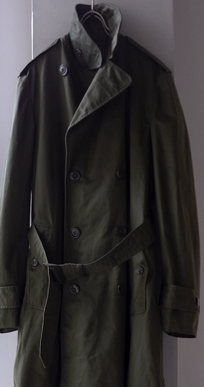 50’s ビンテージ/US Army cotton Trench Coat