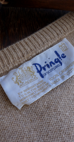 1980s Vintage Pringle Cashmere Sweater ヴィンテージプリングル