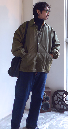 1970s Vintage L.L.Bean Nylon Coach Jacket Olive ヴィンテージL.L.