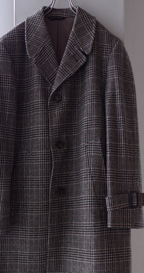 1960s Vintage Check Wool Coat ヴィンテージチェックウールコート ...