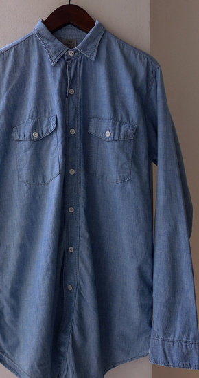 1960～70s Vintage Key Cotton Chambray Shirt ヴィンテージコットン 