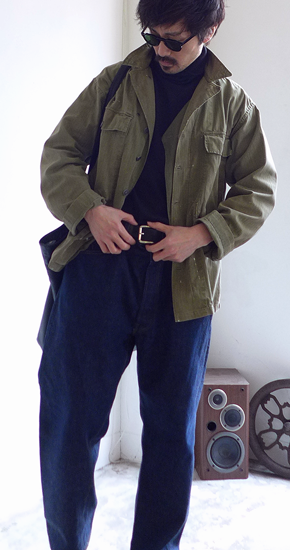 1940s Vintage U.S.ARMY M-43 HBT Jacket ヴィンテージM43ヘリンボーン