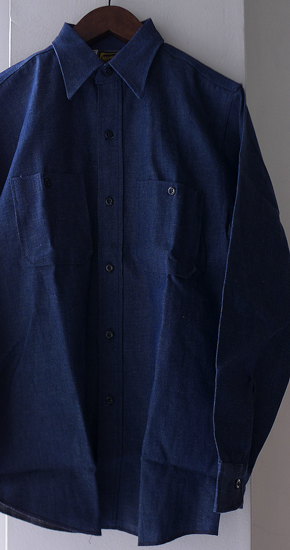 1960s Vintage Denim Work Shirt Dead Stock ヴィンテージデニムワーク