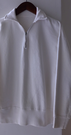 1950s Vintage Half Zip Cotton Sweat ヴィンテージハーフジップ 