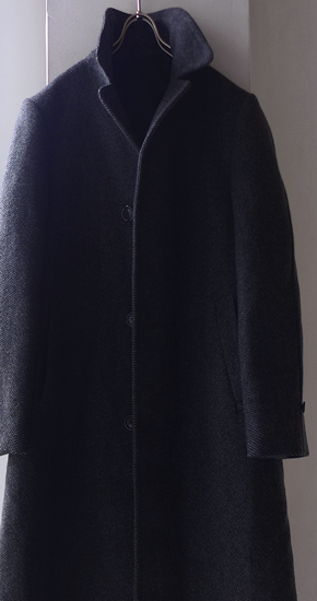 1950s Vintage British Bespoke Heavy Wool Coat ヴィンテージイギリス製ビスポークウールコート -  ANNE-TRE