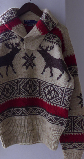 1990s Vintage Ralph Lauren Hand Knit Sweater ヴィンテージラルフ