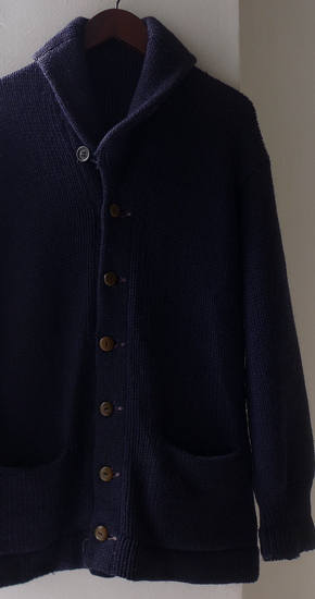 1940s Vintage Wool Shawl Collar Cardigan ヴィンテージショール