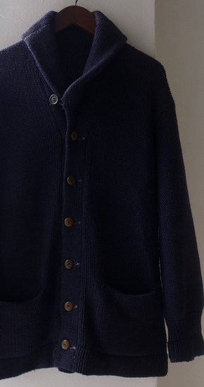 1940s Vintage Wool Shawl Collar Cardigan ヴィンテージショール 