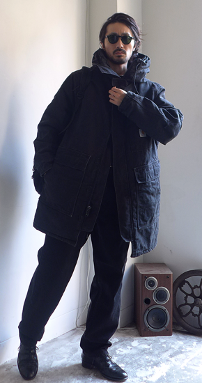 1990s Vintage Carhartt Siberian Parka Black ヴィンテージカーハート