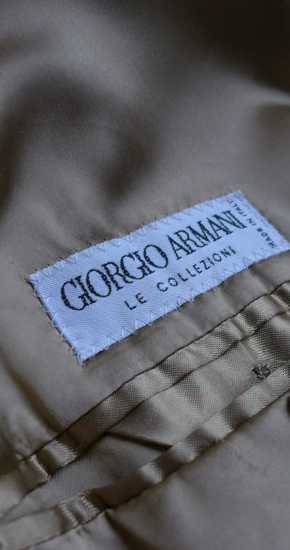 1980~90s Vintage Giorgio Armani Wool Alpaca Double Breasted 1980~90s Vintage Giorgio Armani Wool Alpaca Double Breasted