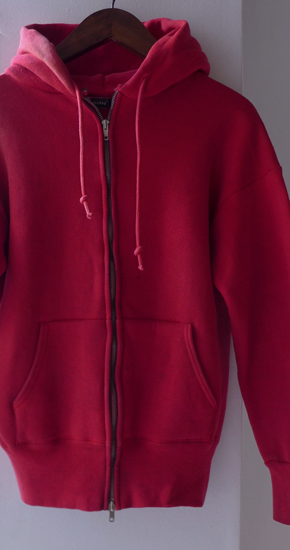 0459. 1960's zipup sweat hoodie mustard 60s 60年代