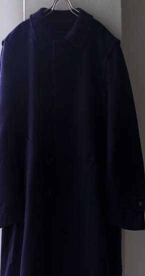 1980s Vintage Burberrys Loden Coat Navy ヴィンテージバーバリー