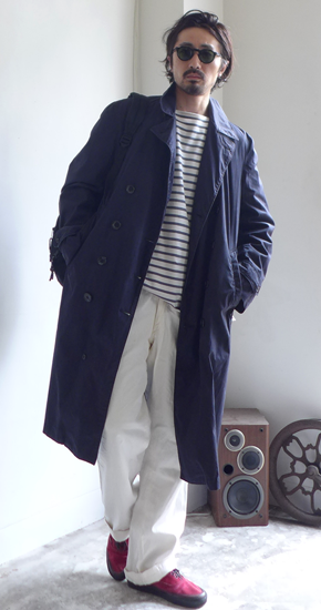 1960s Vintage U.S.Navy Cotton Poplin Rain Coat ヴィンテージ