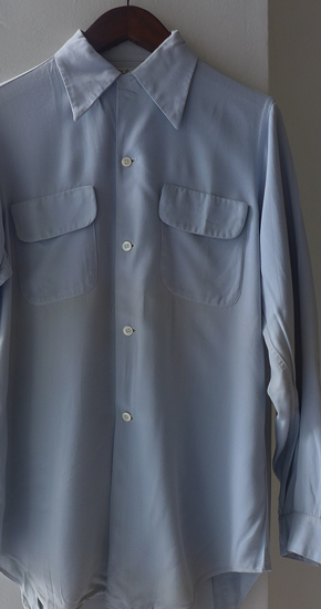 1950s Vintage Rayon Open Collar Shirt ヴィンテージレーヨンシャツ ...