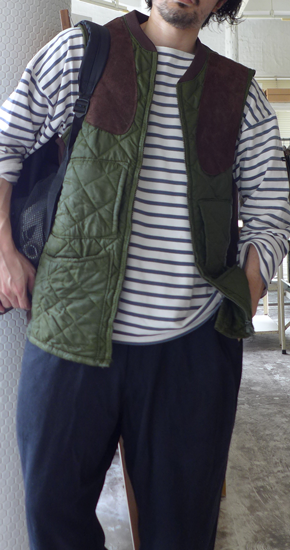 1980s Vintage Barbour Quilting Hunting Vest ヴィンテージバブアー