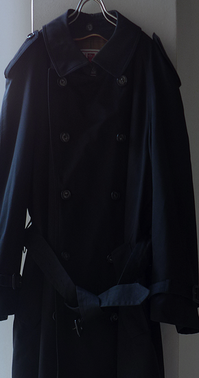 1980s Vintage Baracuta Trench Coat Black ヴィンテージバラクータ