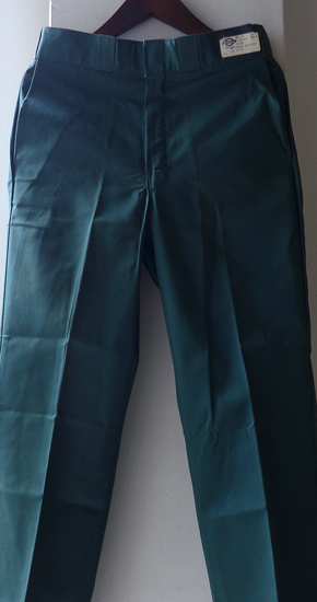 1970～80s Vintage Dickies 874 T/C Chino Pant Green Dead Stock